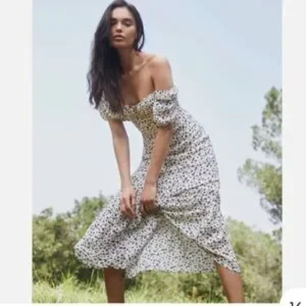 Reformation Hannah floral dress size 6 - Picture 3 of 8